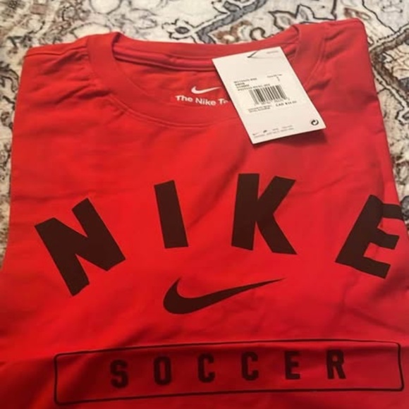BRAND NEW men nike Nike soccer core cotton shirt size S / M / L / XL - Picture 2 of 2